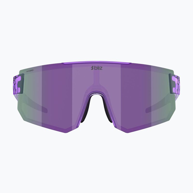 Okulary przeciwsłoneczne Bliz P005 transparent purple/smoke purple mirror 2