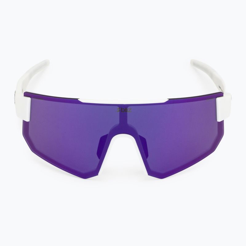 Okulary przeciwsłoneczne Bliz P005S matte white/smoke purple mirror 3