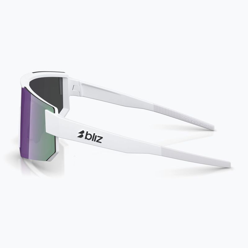 Okulary przeciwsłoneczne Bliz P005S matte white/smoke purple mirror 10
