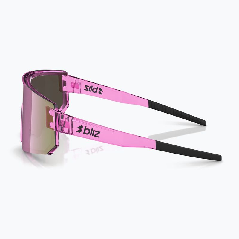 Okulary przeciwsłoneczne Bliz P005S transparent pink/brown rose multi 5
