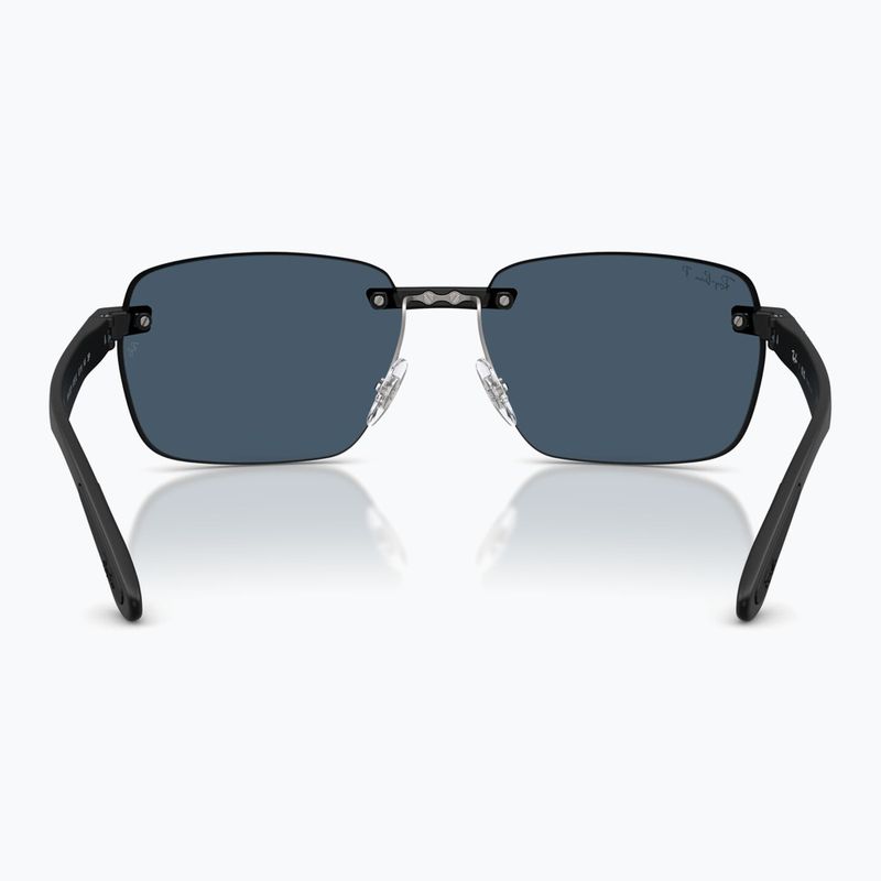 Okulary przeciwsłoneczne Ray-Ban RB4470 Polarized+ Lenses matt sand black/blue polarized 5