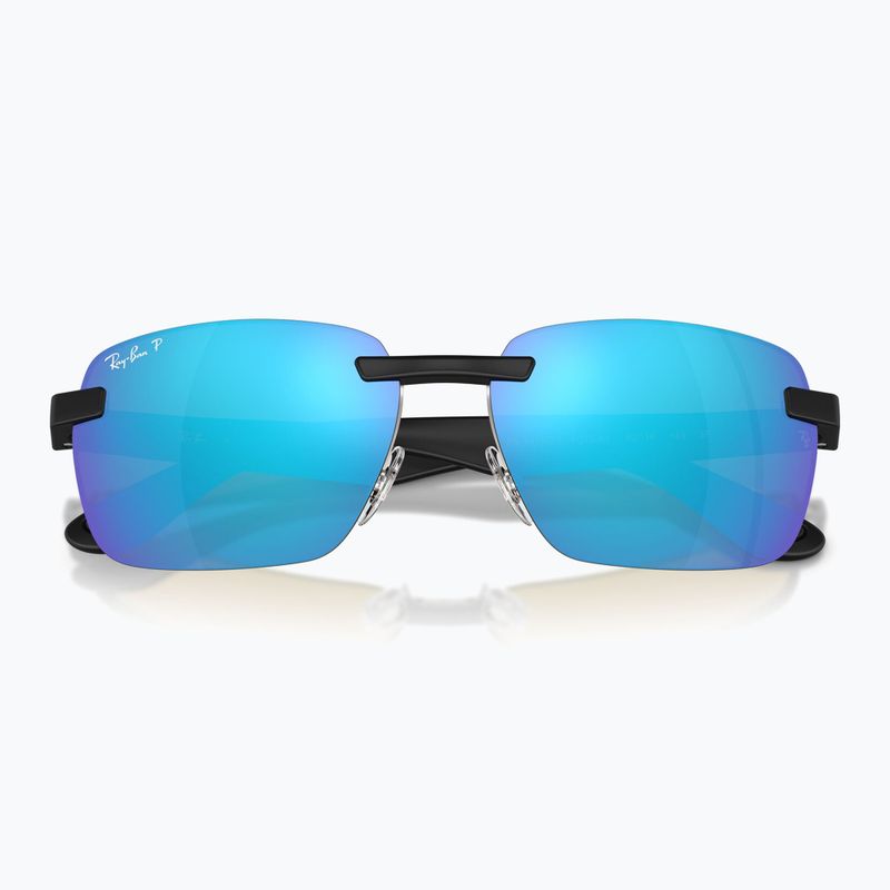 Okulary przeciwsłoneczne Ray-Ban RB4470 Polarized+ Lenses matt sand black/green chromance 3
