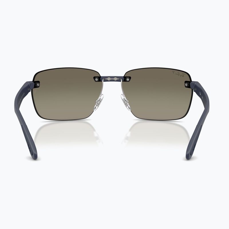 Okulary przeciwsłoneczne Ray-Ban RB4470 Polarized+ Lenses sand dark blue/grey gradient chromance 5