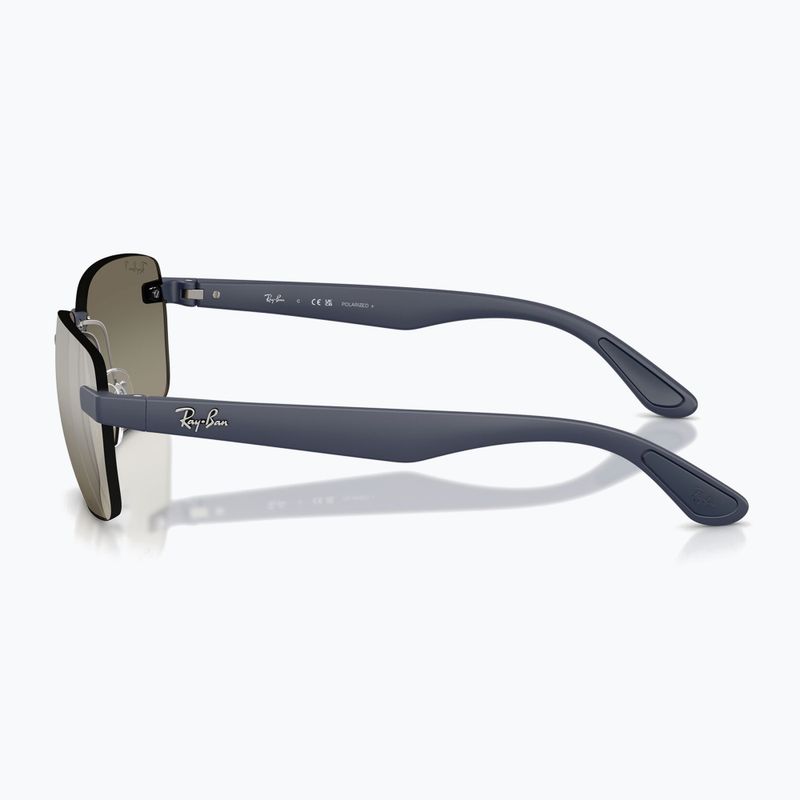 Okulary przeciwsłoneczne Ray-Ban RB4470 Polarized+ Lenses sand dark blue/grey gradient chromance 6