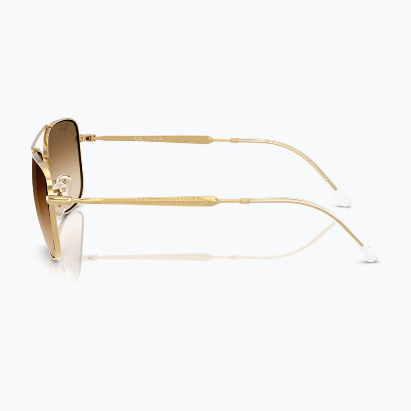 Okulary przeciwsłoneczne Ray-Ban Bain Bridge arista gold/brown gradient 6