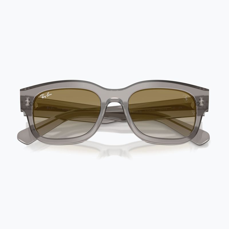 Okulary przeciwsłoneczne Ray-Ban RB2228M Scuderia transparent grey/brown mirror gold 3