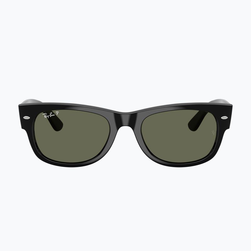 Okulary przeciwsłoneczne Ray-Ban Mega Wayfarer II black/green 2