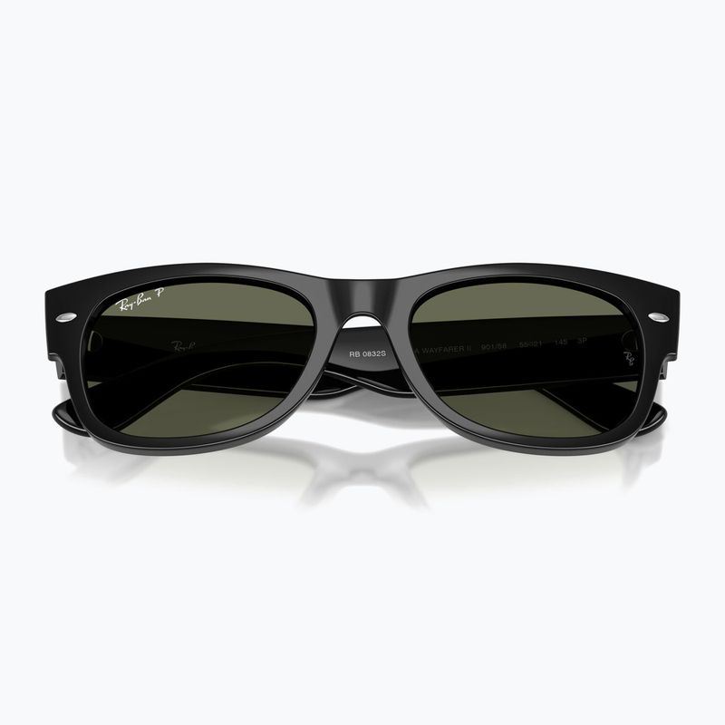 Okulary przeciwsłoneczne Ray-Ban Mega Wayfarer II black/green 3