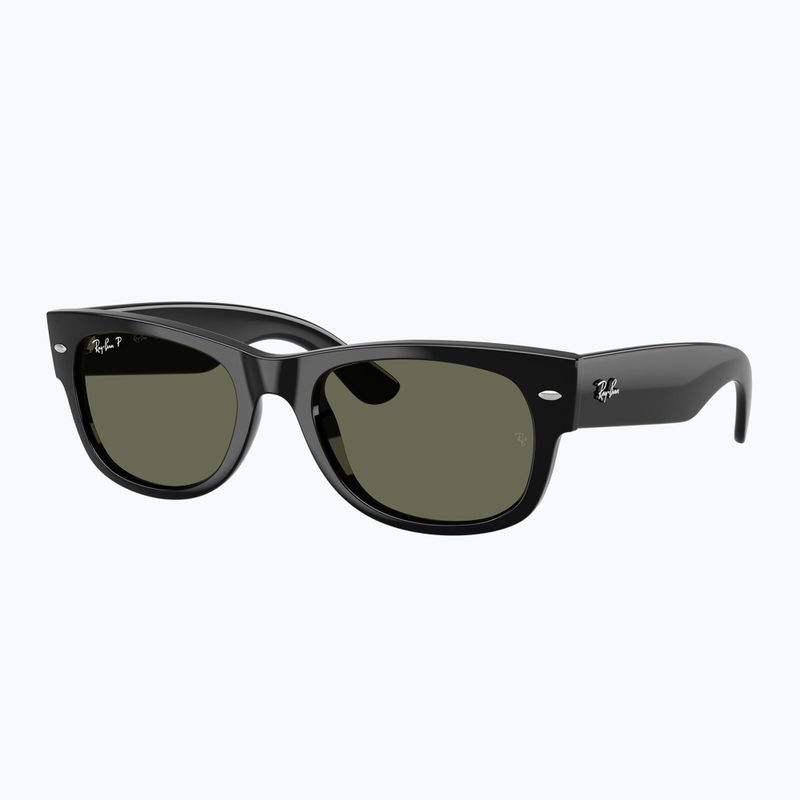 Okulary przeciwsłoneczne Ray-Ban Mega Wayfarer II black/green 4