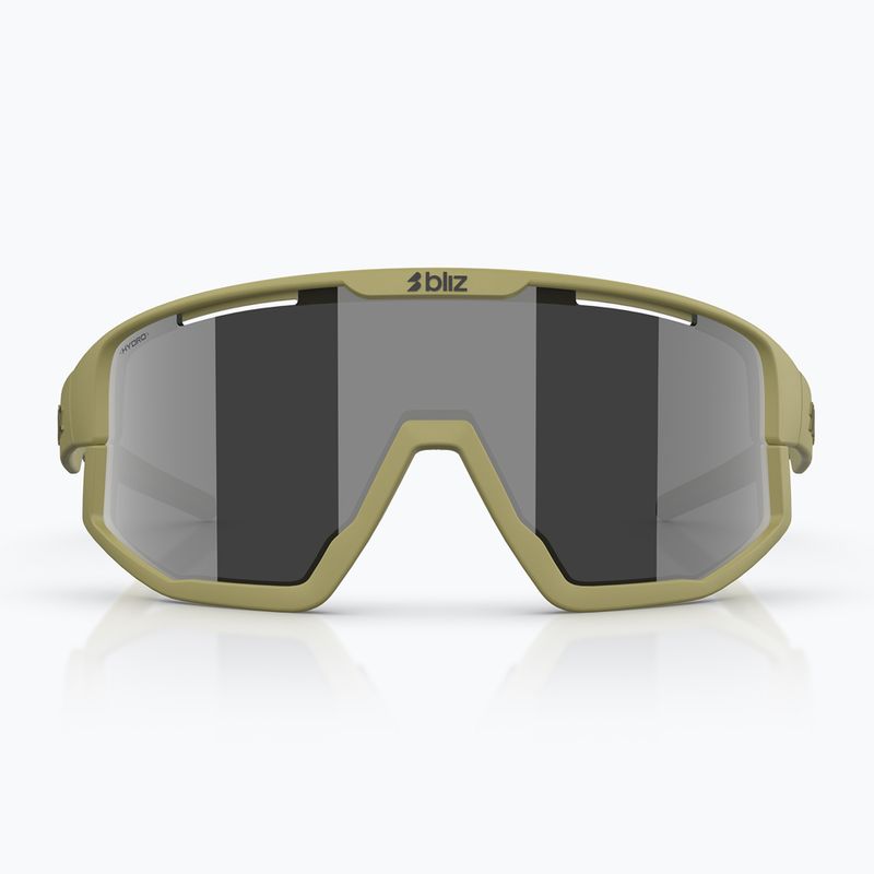 Okulary przeciwsłoneczne Bliz Fusion matte amber green/smoke silver mirror 2