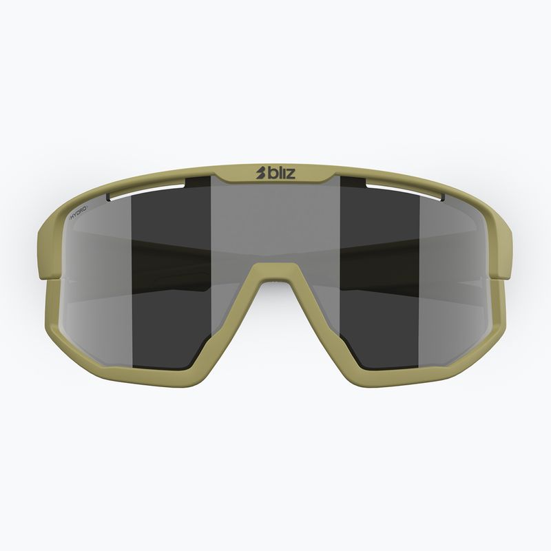 Okulary przeciwsłoneczne Bliz Fusion matte amber green/smoke silver mirror 3