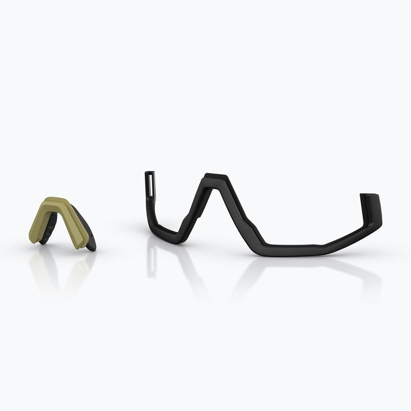 Okulary przeciwsłoneczne Bliz Fusion matte amber green/smoke silver mirror 6