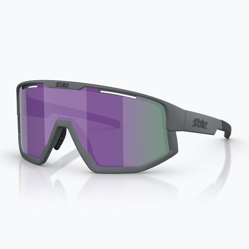 Okulary przeciwsłoneczne Bliz Fusion Small matte grey/smoke purple multi