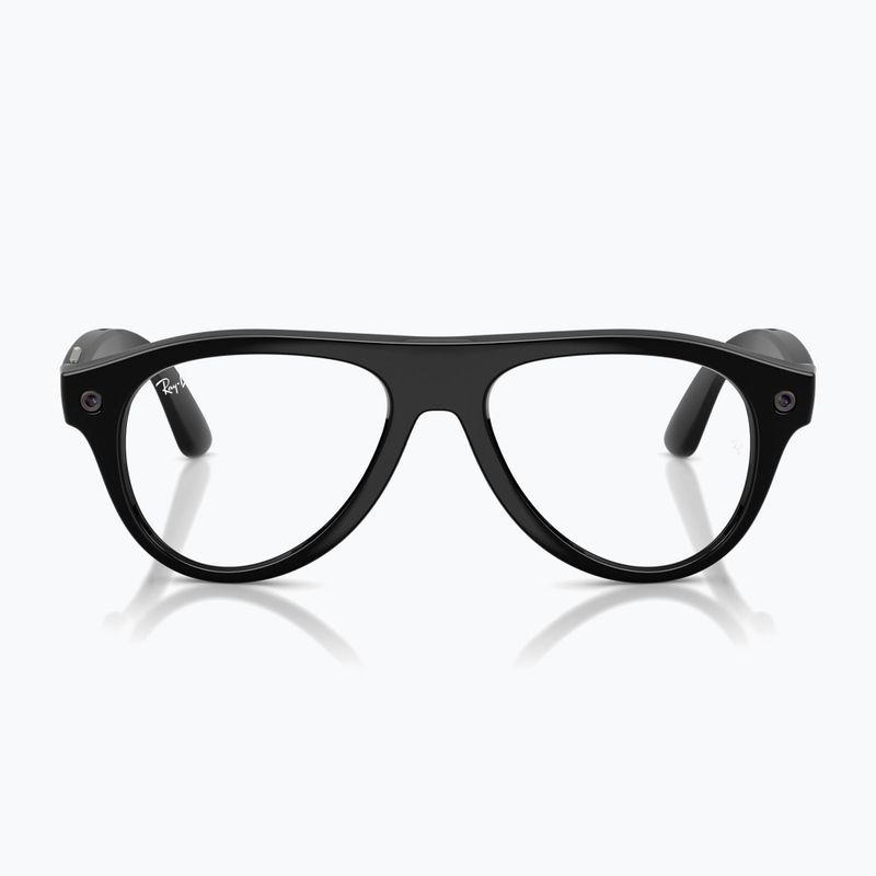 Okulary z kamerą Ray-Ban Meta Aviator shiny black/trs g. green 2