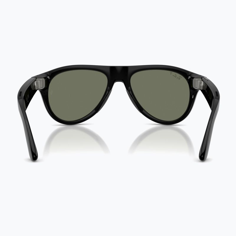 Okulary z kamerą Ray-Ban Meta Aviator shiny black/g15 green polar 3