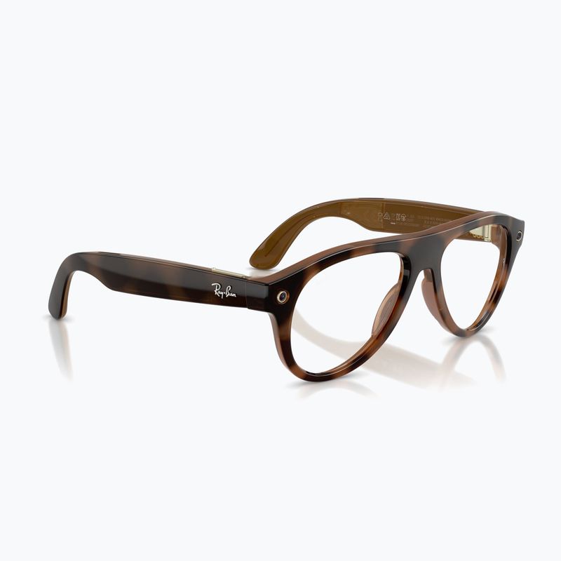 Okulary z kamerą Ray-Ban Meta Aviator havana/trs brown 4