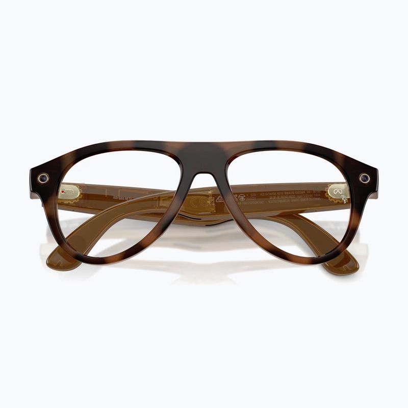 Okulary z kamerą Ray-Ban Meta Aviator havana/trs brown 6