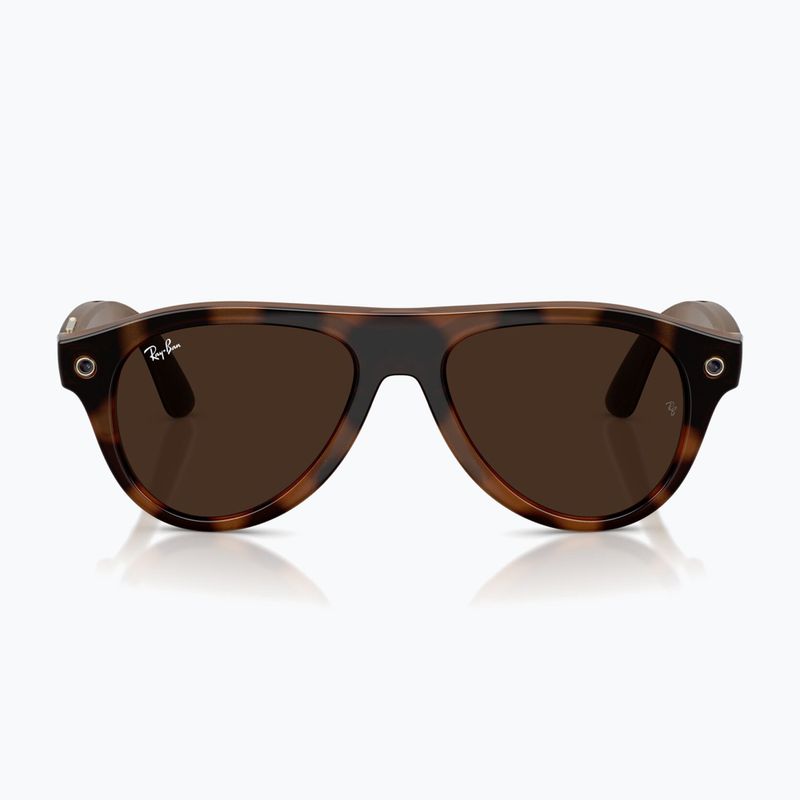 Okulary z kamerą Ray-Ban Meta Aviator havana/trs brown 7