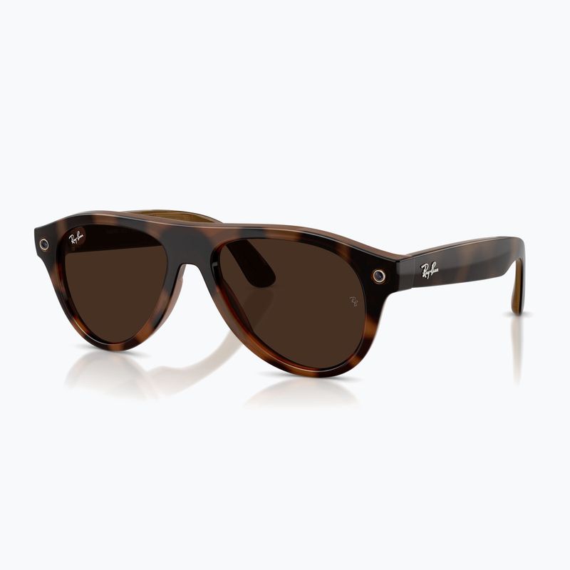 Okulary z kamerą Ray-Ban Meta Aviator havana/trs brown 8