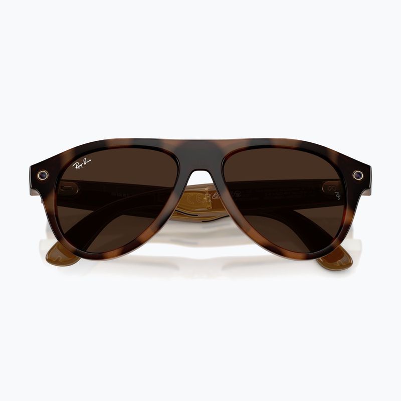 Okulary z kamerą Ray-Ban Meta Aviator havana/trs brown 9