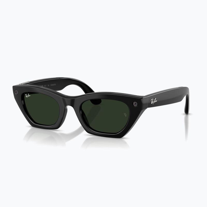 Okulary z kamerą Ray-Ban Meta Zena shiny black/trs g. green 6