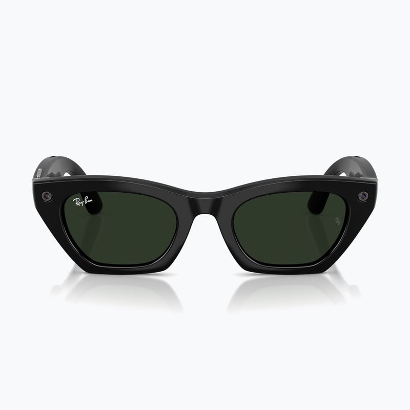 Okulary z kamerą Ray-Ban Meta Zena shiny black/trs g. green 7