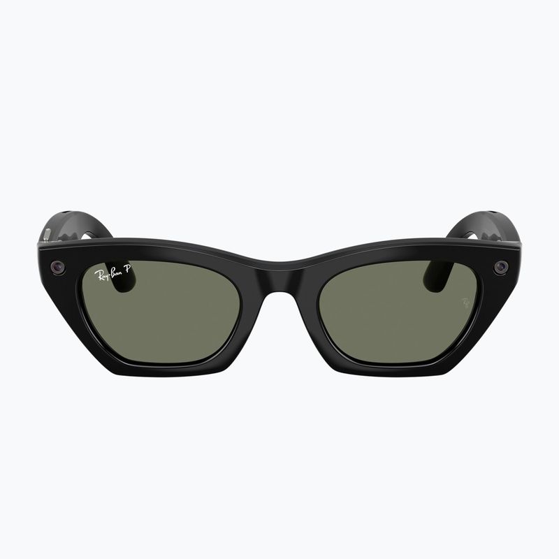Okulary z kamerą Ray-Ban Meta Zena shiny black/g15 green polar 2