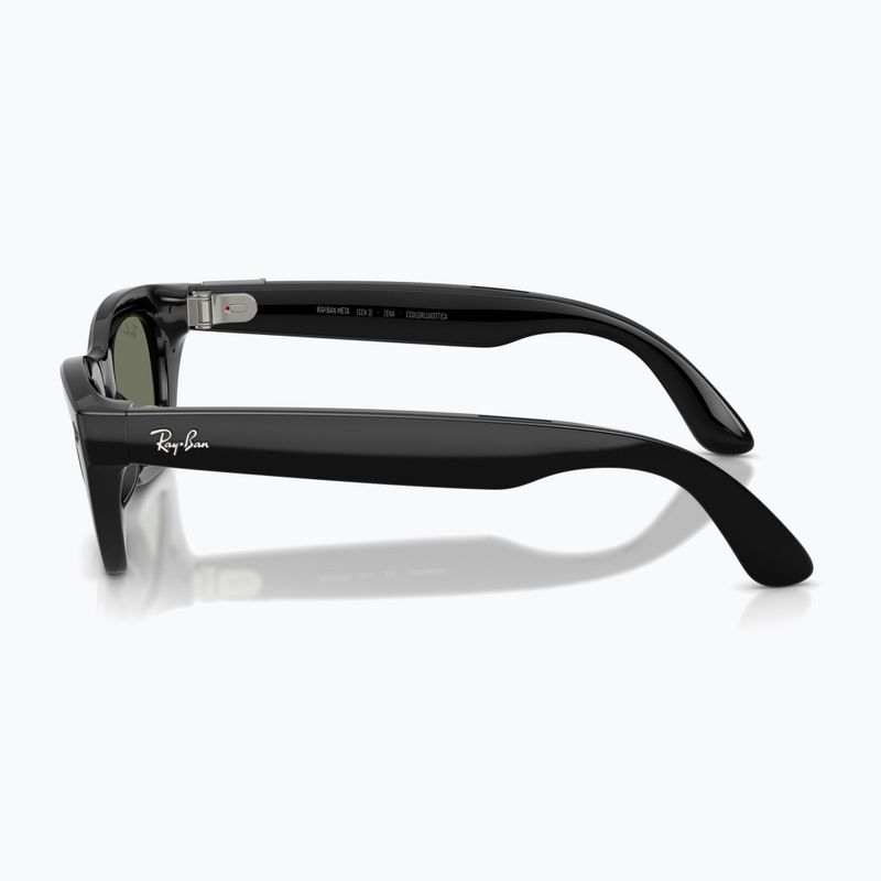 Okulary z kamerą Ray-Ban Meta Zena shiny black/g15 green polar 5