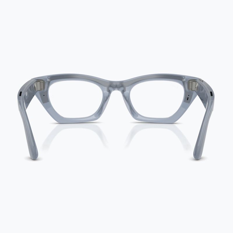 Okulary z kamerą Ray-Ban Meta Zena milky grey lilac/trs copper 3