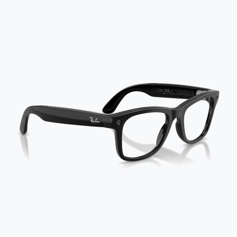 Okulary z kamerą Ray-Ban Meta Wayfarer shiny black/trs grey