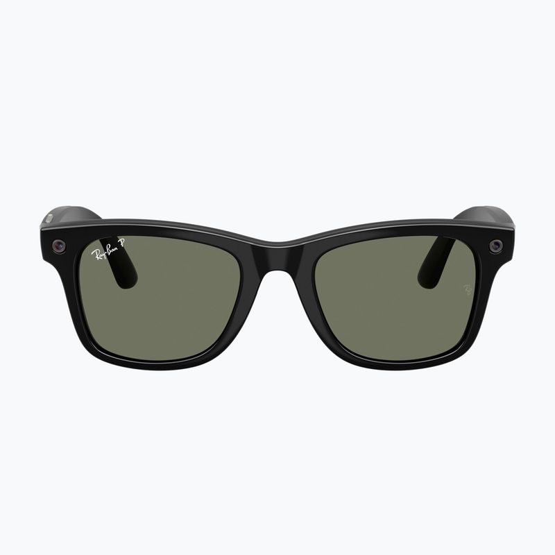 Okulary z kamerą Ray-Ban Meta Wayfarer shiny black/g15 green polar 2