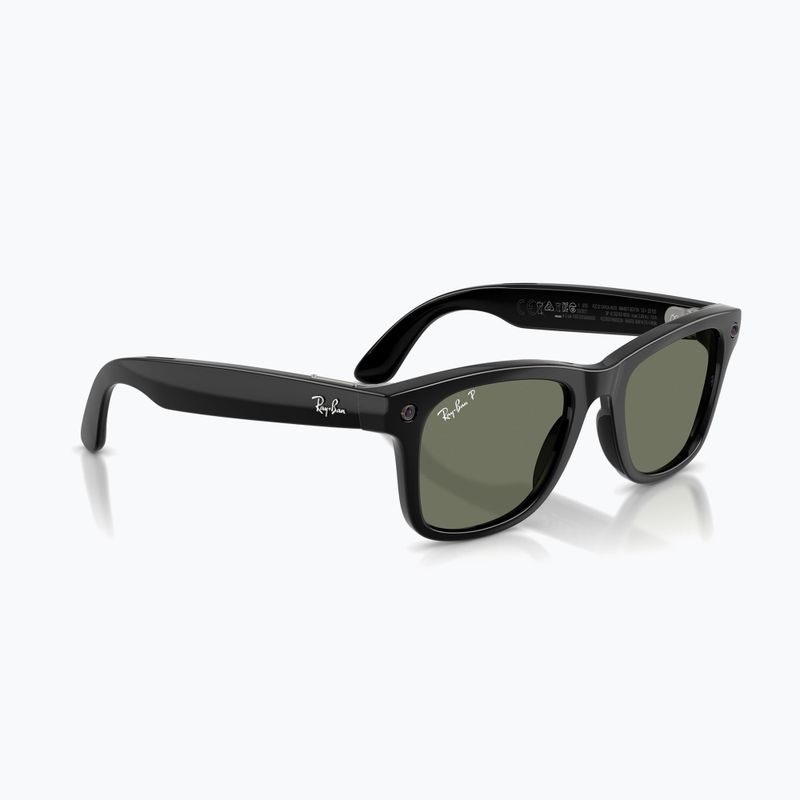 Okulary z kamerą Ray-Ban Meta Wayfarer shiny black/g15 green polar 4