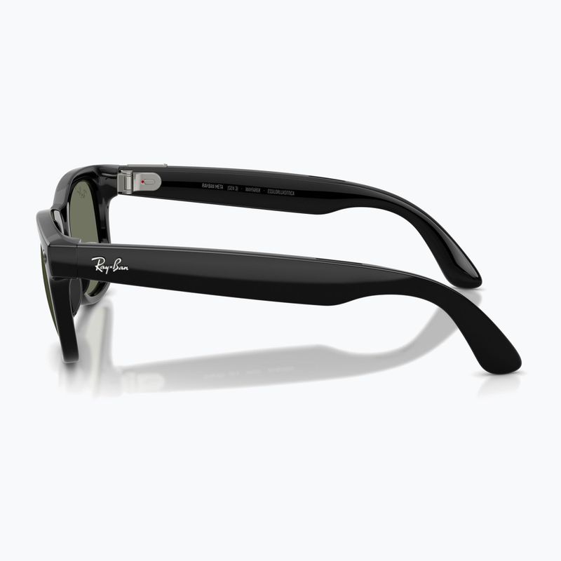 Okulary z kamerą Ray-Ban Meta Wayfarer shiny black/g15 green polar 5