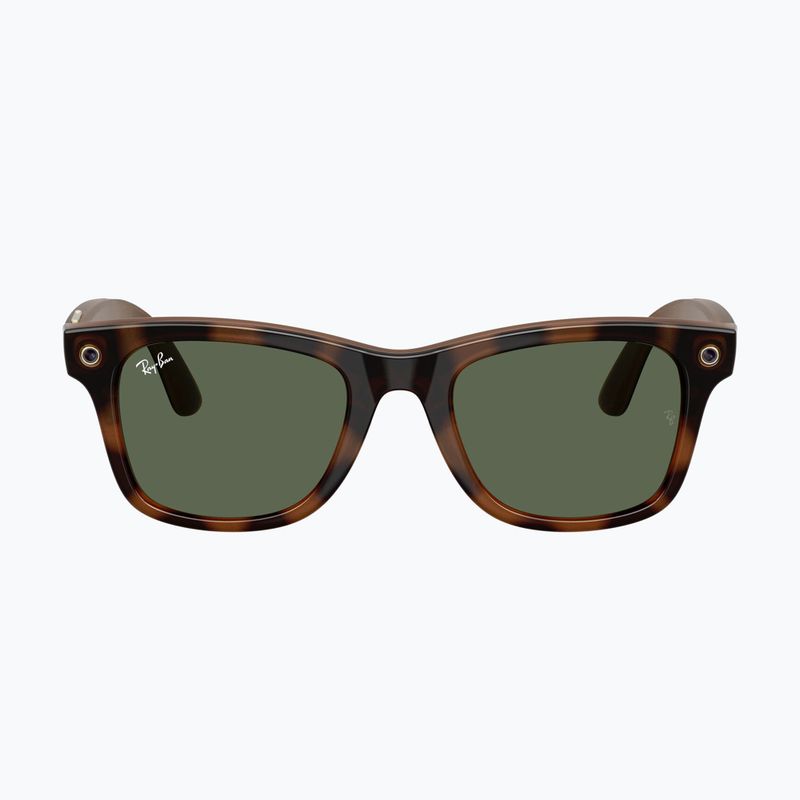 Okulary z kamerą Ray-Ban Meta Wayfarer havana/g15 green 2