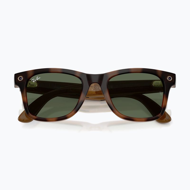 Okulary z kamerą Ray-Ban Meta Wayfarer havana/g15 green 6