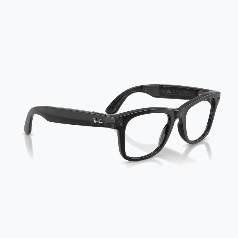 Okulary z kamerą Ray-Ban Meta Wayfarer transp. black/trs aquamarine 4