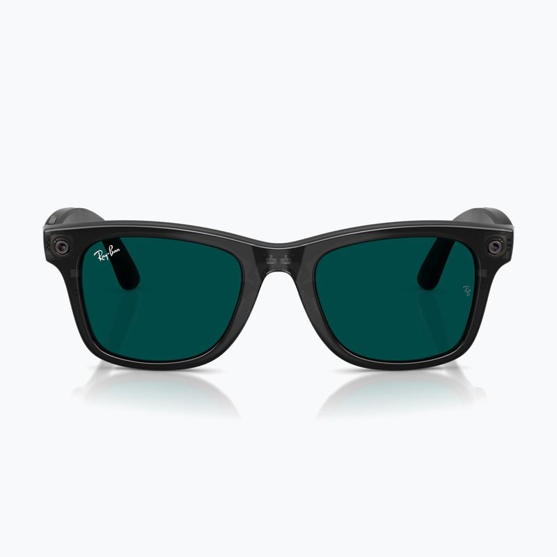 Okulary z kamerą Ray-Ban Meta Wayfarer transp. black/trs aquamarine 8