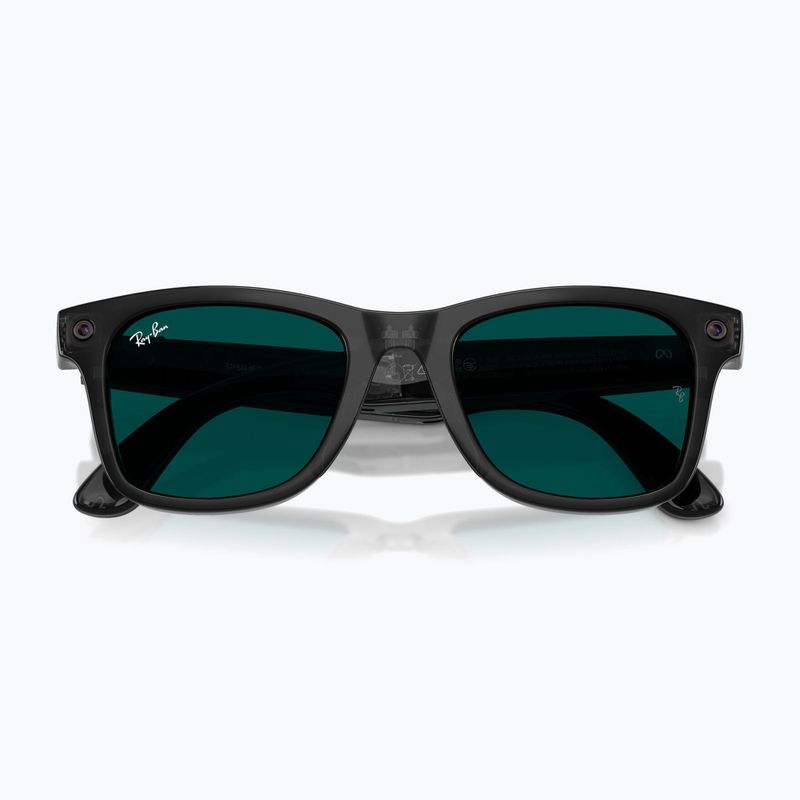 Okulary z kamerą Ray-Ban Meta Wayfarer transp. black/trs aquamarine 9