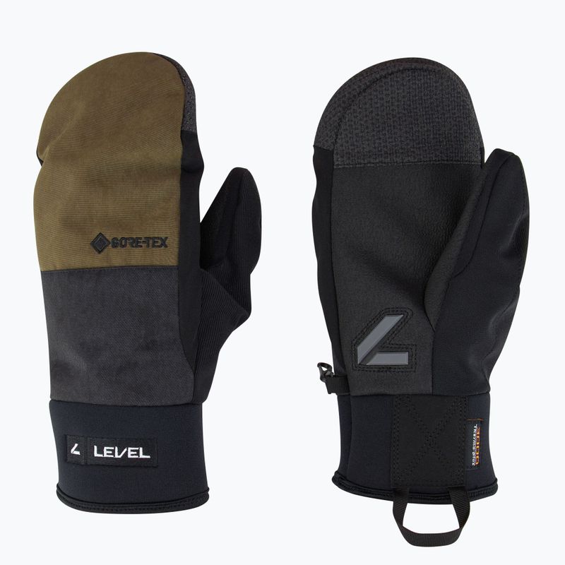 Rękawice narciarskie męskie Level Matrix Mitt Gore-Tex olive green
