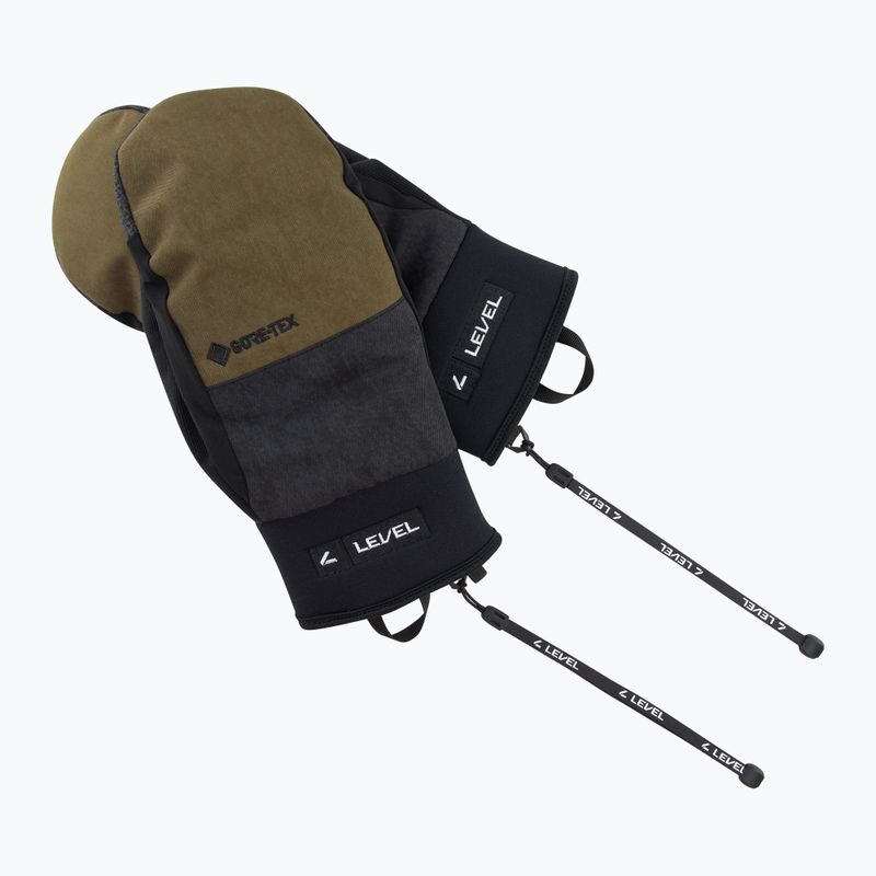 Rękawice narciarskie męskie Level Matrix Mitt Gore-Tex olive green 5
