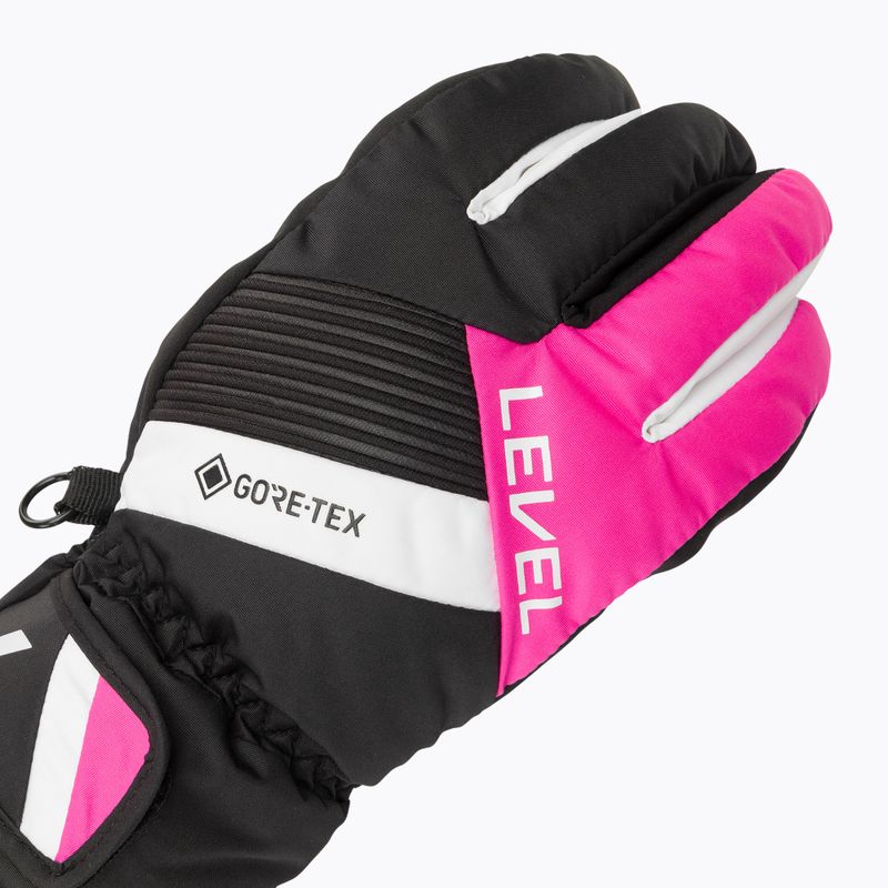 Rękawice narciarskie dziecięce Level Neo JR Gore-Tex fucsia 4