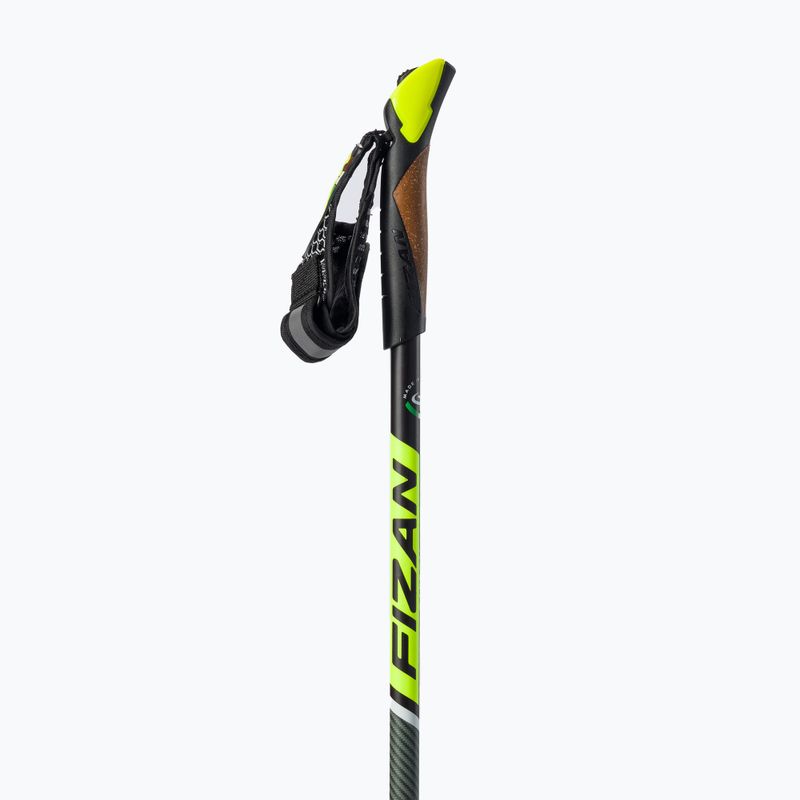 Kije nordic walking Fizan Race Carbon white/yellow 2