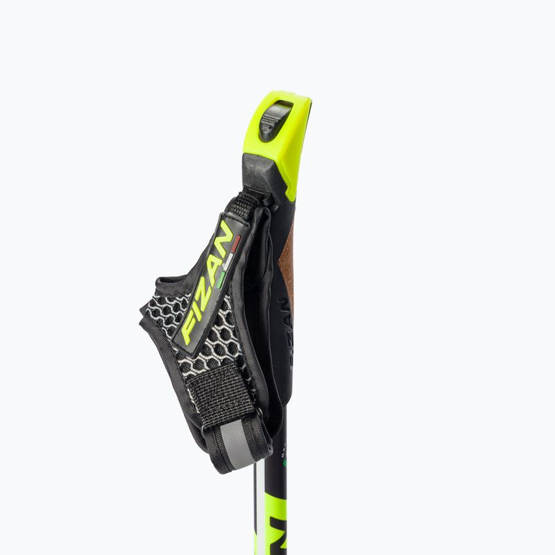 Kije nordic walking Fizan Race Carbon white/yellow 3