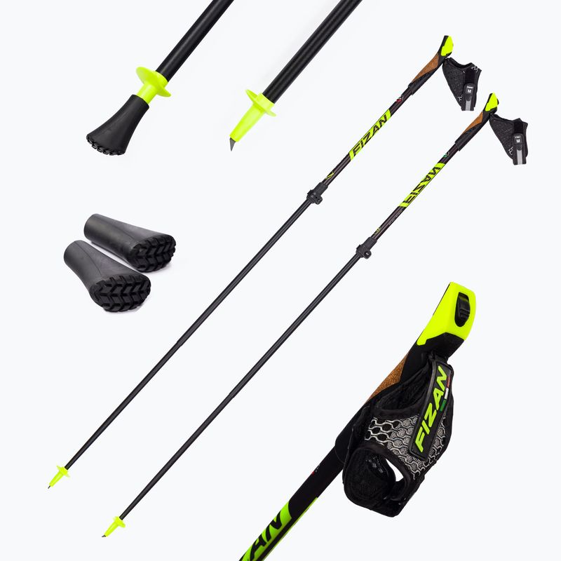 Kije nordic walking Fizan Revolution yellow 7