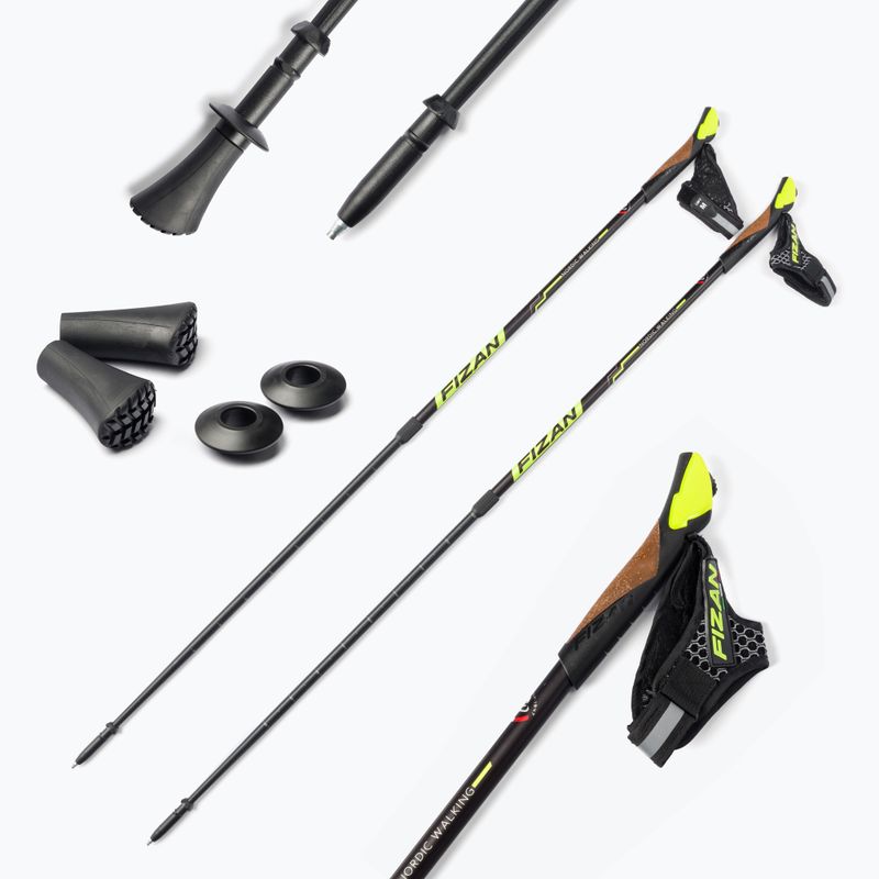 Kije nordic walking Fizan Speed yellow 6