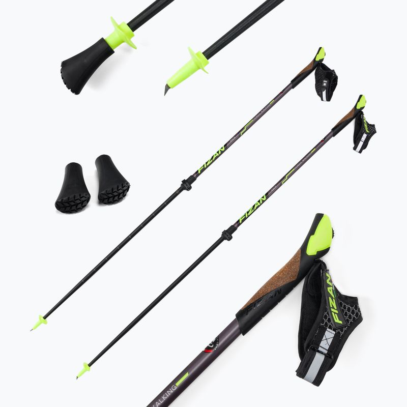 Kije nordic walking Fizan Speed Race yellow 6