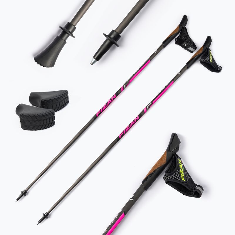 Kije nordic walking Fizan Runner 2021 pink 6