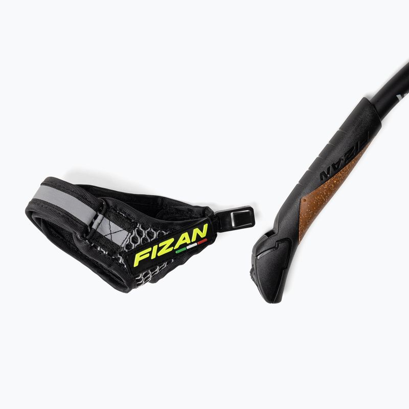 Kije nordic walking Fizan Carbon 3K Impulse S24 red/grey 3