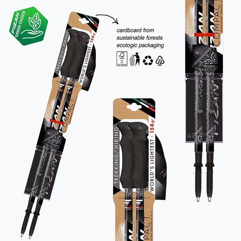 Kije trekkingowe Fizan Compact MS black 3
