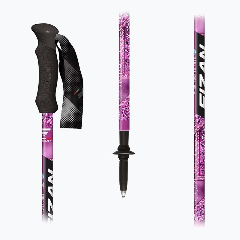 Kije trekkingowe Fizan Compact MS magenta 2